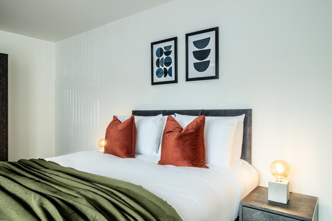 Modern Luxe 1 & 2 Bed Apts Near Granby Plaza By Sojo Stay Leicester Bagian luar foto